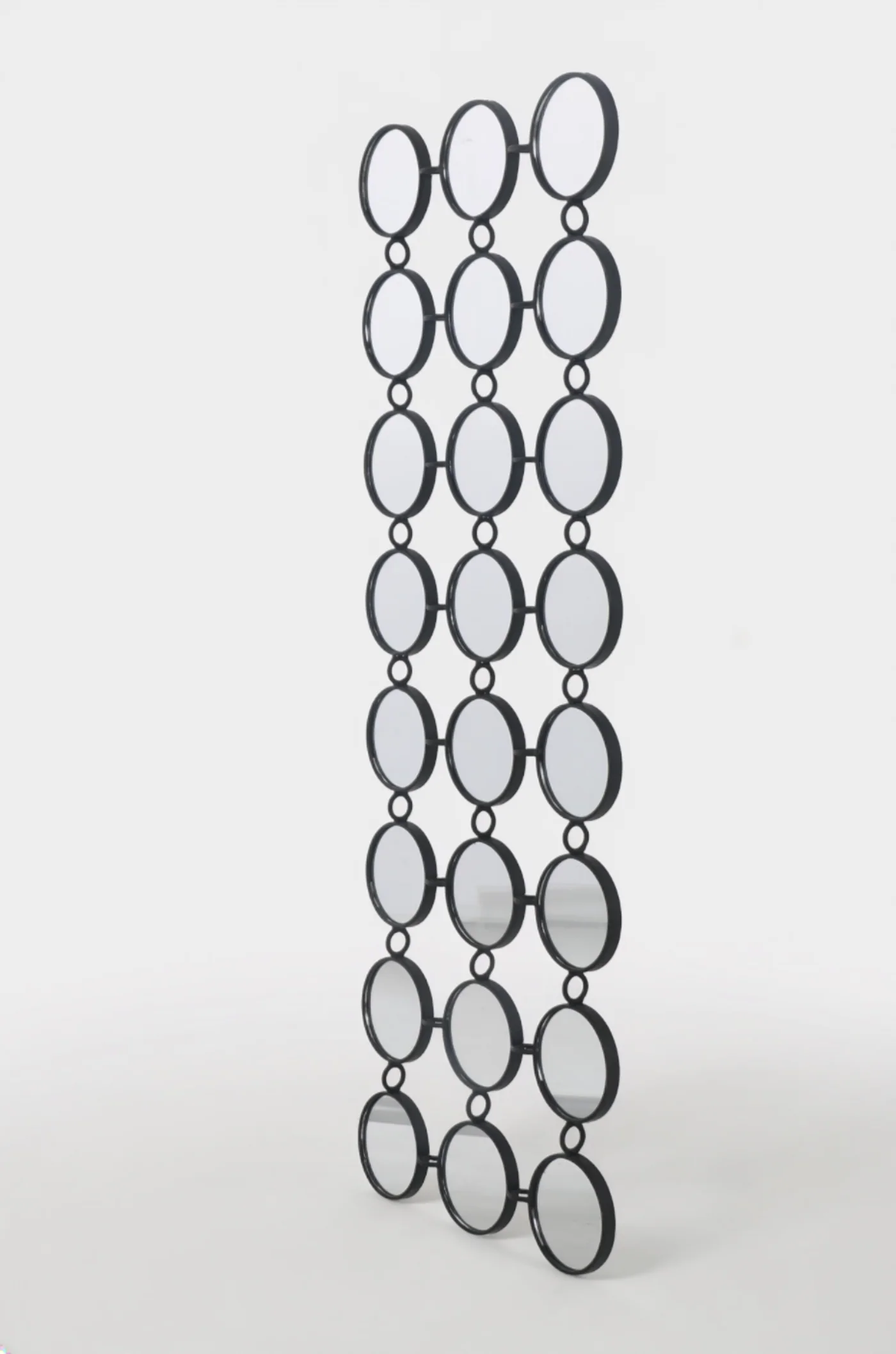 Black Mini Round Chain Mirror gallery image