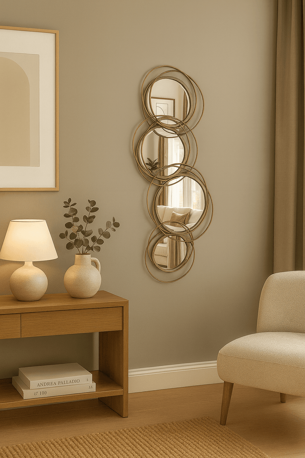 Irregular Four Circle Mirror gallery image